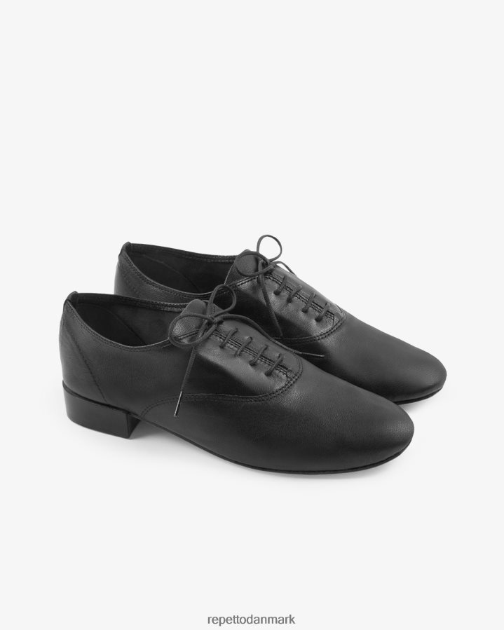 Repetto zizi oxford sko Kvinder sort fodtøj FH8P2B216