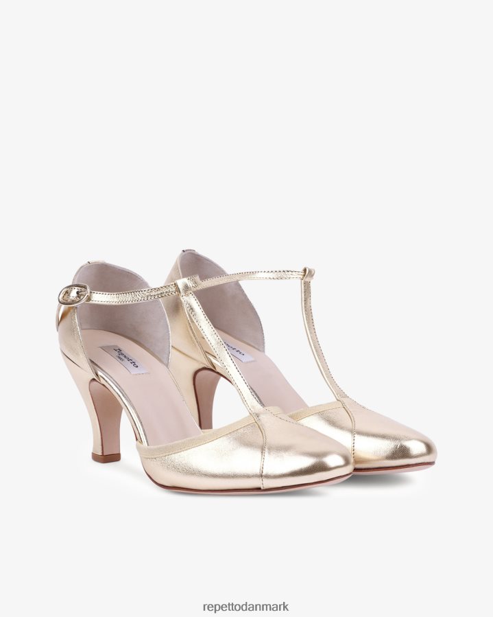 Repetto baya t-stropper Kvinder lys guld fodtøj FH8P2B245