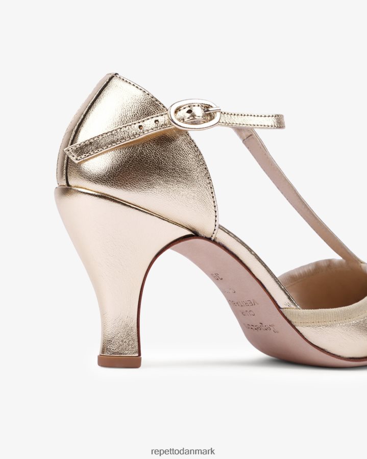 Repetto baya t-stropper Kvinder lys guld fodtøj FH8P2B245