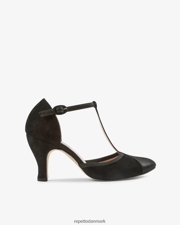 Repetto baya t-stropper Kvinder sort kulstof fodtøj FH8P2B247