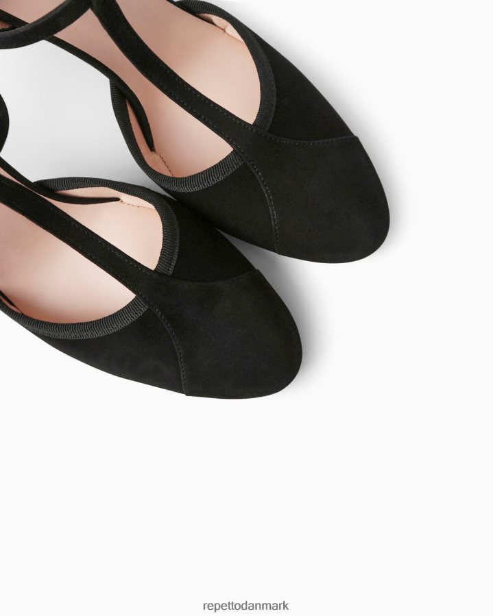 Repetto baya t-stropper Kvinder sort kulstof fodtøj FH8P2B247