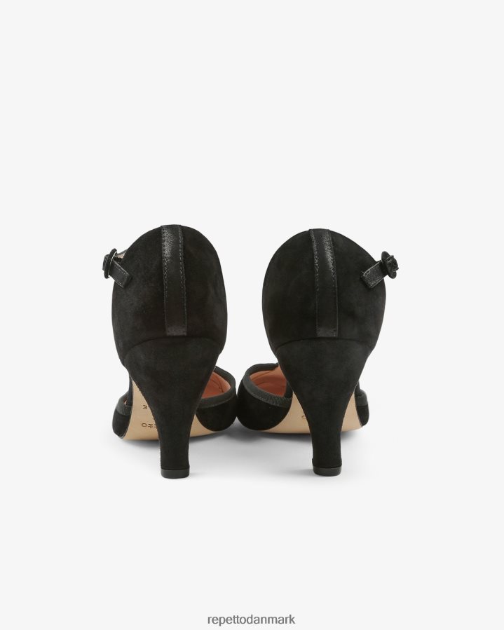 Repetto baya t-stropper Kvinder sort kulstof fodtøj FH8P2B247