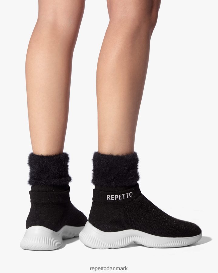 Repetto 3d høje opvarmningssko Kvinder sort fodtøj FH8P2B259