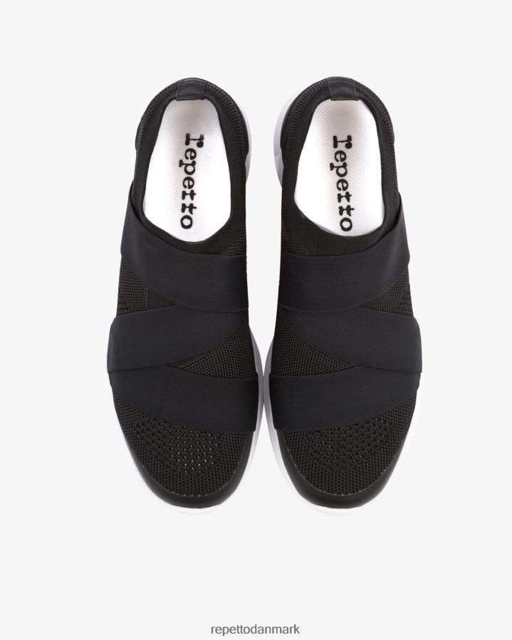 Repetto ruban dansesneakers Kvinder sort fodtøj FH8P2B252