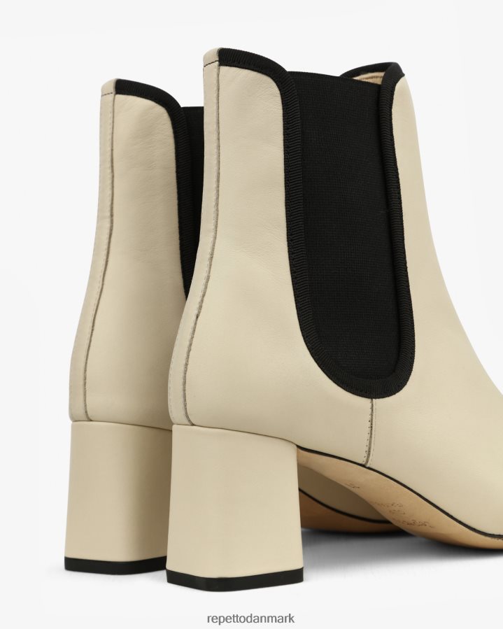 Repetto melissa ankelstøvler Kvinder svane beige og sort fodtøj FH8P2B193