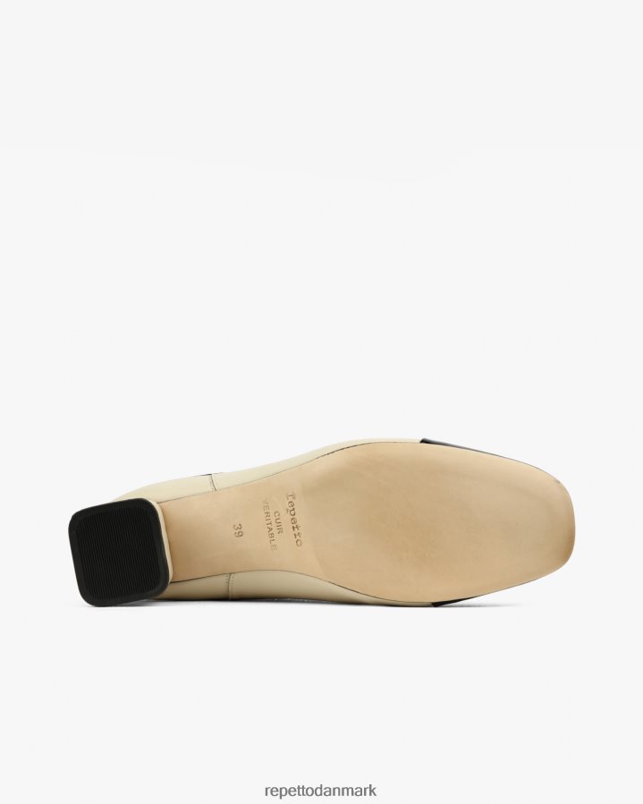 Repetto melissa ankelstøvler Kvinder svane beige og sort fodtøj FH8P2B193
